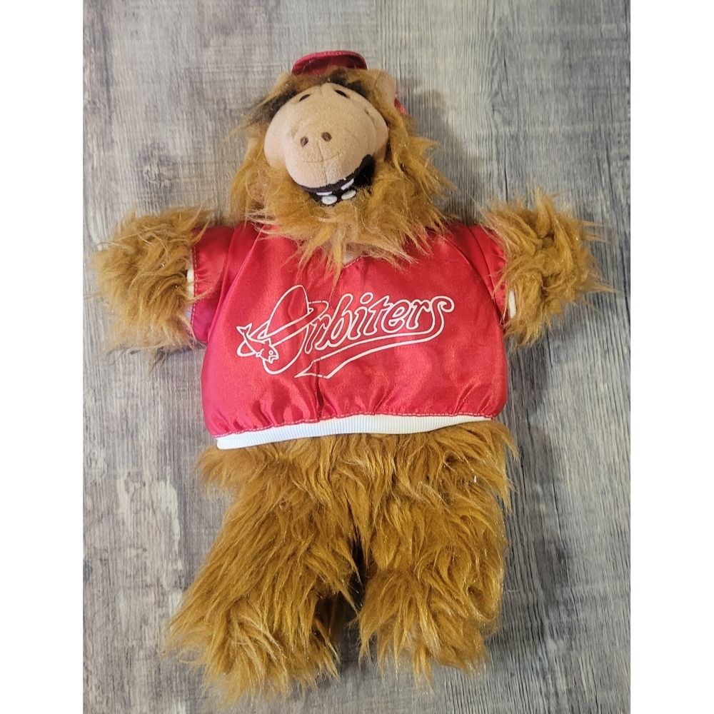 Alf 1988 Burger King 11" Baseball Orbiters Plush Hand Puppet VTG Alien Melmac